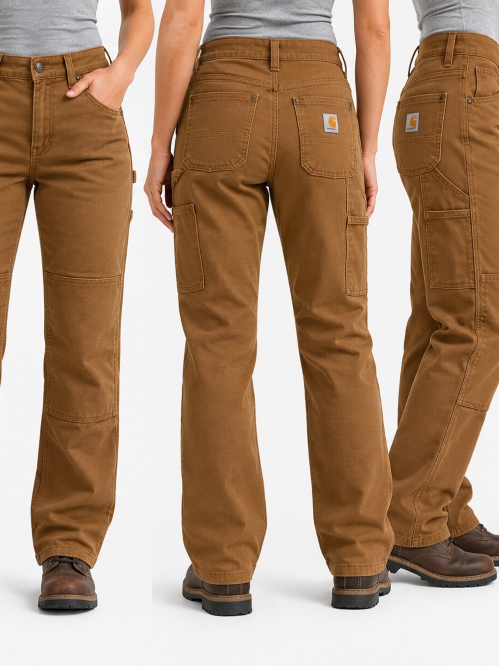 Carhartt Women’s Rugged Flex Relaxed Fit Double Front Work Pants 6 Regular NWT